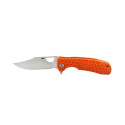 Honey Badger Clippoint Small Orange Knife HB4080