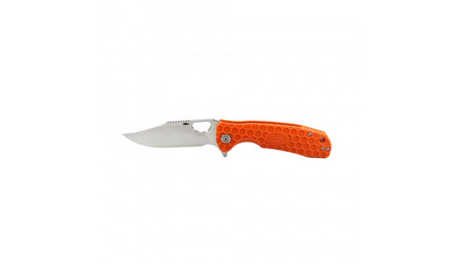 Honey Badger Clippoint Small Orange Knife HB4080