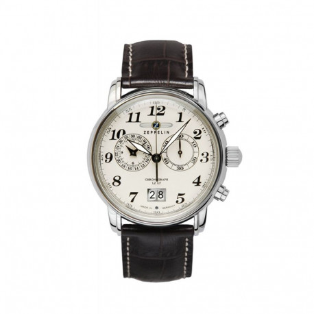 Zeppelin 7684-5 hõbedane meeste kvarts käekell