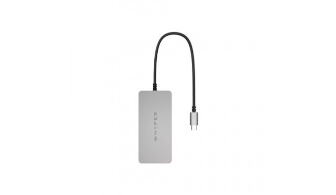 HYPER HDMB2 liidesesõlm USB 3.2 Gen 1 (3.1 Gen 1) Type-C 5000 Mbit/s Roostevaba teras