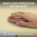 Logitech Pebble 2 M350s Belaidė pelė, RF Wireless + Bluetooth, 4000 DPI, Tonal Rose