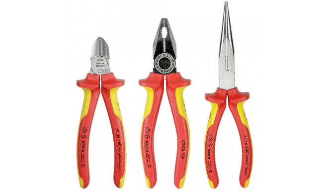 Elektriku tangid KNIPEX 002012, 3 tk.