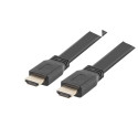 HDMI M/M V2.0 CABLE 0.5M 4K BLACK FLAT LANBERG