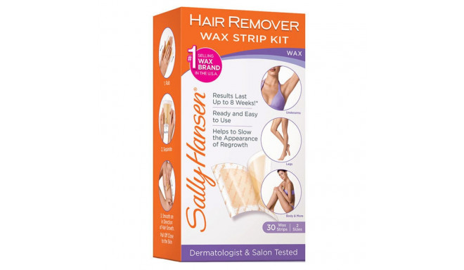 Sally Hansen Wax Hair Remover Wax Strip Kit For Body (30ml)