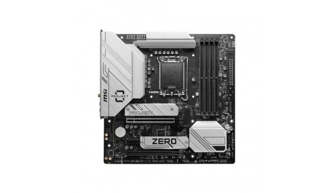 MSI B760M PROJECT ZERO motherboard Intel B760 LGA 1700 micro ATX