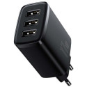 CHARGER 3XUSB 17W BLACK