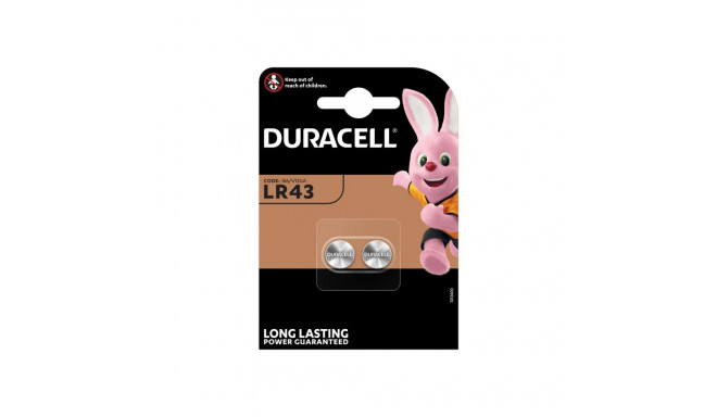 Patareid LR43 DURACELL 2tk