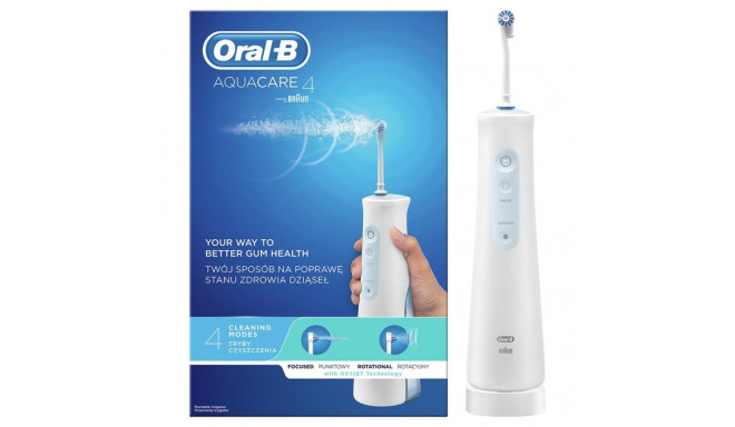 Braun Oral-B AquaCare 4 white/blue - Interdental irritation