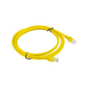PATCHCORD CAT.6 UTP 2M YELLOW FLUKE PASSED LANBERG