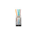 RJ45 CAT.5E FTP PLUG 8P8C PASS THROUGH TYPE (100PCS) LANBERG