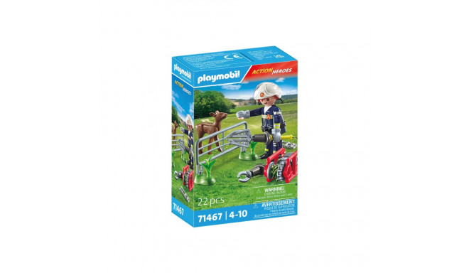 PLAYMOBIL ACTION HEROES Tulekustutusmissioon loomade päästmine 71467