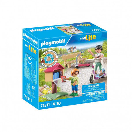 PLAYMOBIL MY LIFE Raamatuhuviliste raamatuvahetus 71511