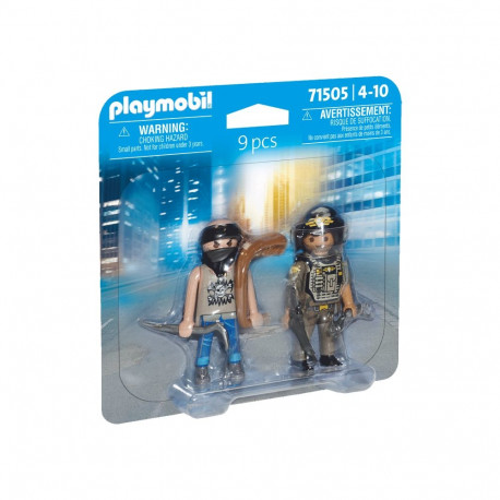 PLAYMOBIL DUOPACKS Politseinik ja varas 71505