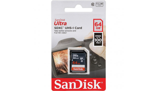 SanDisk Ultra 64 GB SDXC UHS-I Class 10