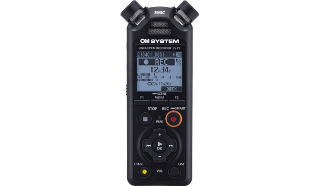 OM System audio recorder LS-P5, black