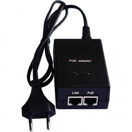 PoE inserter-injector 1 channel POE-004, 48V, 0.4A