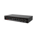 The PoE hub is controlled by 100Mbps 8-port + 2G uplink, Hi-PoE