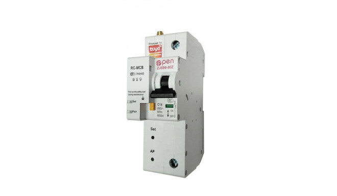 TUYA Smart 1-Pole Circuit Breaker Wi-Fi, RS485, 16A
