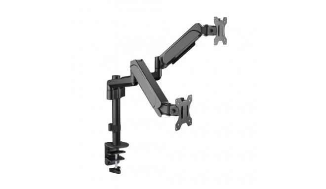 Spring mount for two 17"-32" monitors