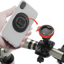 Phone Holder for Bicycle, Motorcycle, El. Vehicle, 22.2-28.6mm