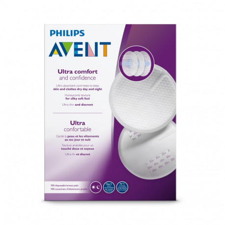 Philips Avent ühekordsed rinnahoidja padjad SCF254/13 100gab.