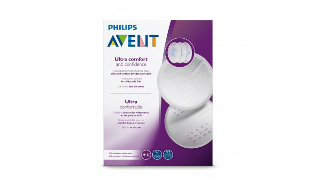PHILIPS AVENT Vienreizējas lietošanas krūšturu ieliktnīši (100 gab.) SCF254/13