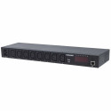 Intellinet 19" Intelligent 8-Port PDU, 19" Rackmountable C13 Intelligent Power Distribution Unit; Mo