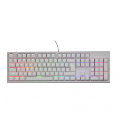 Genesis THOR 303 | Mechanical Gaming Keyboard | Wired | US | White | USB Type-A | Outemu Peach Silen
