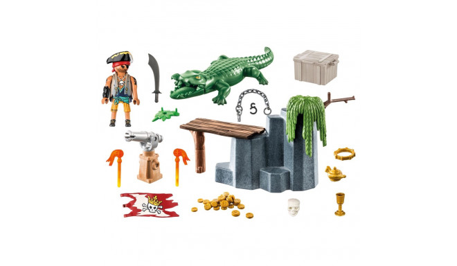 PLAYMOBIL PIRAADID Piraat alligaatoriga 71473