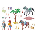 PLAYMOBIL HORSES OF WATERFALL Horseback Riding Trip to the beach with Amelia and Ben 71470