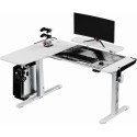 Biurko Ultradesk Winger Białe 155 cmx111 cm