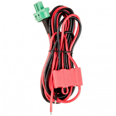 PWC31 DC Power Cord 3165mm, for HR1065, 12AWG 2pin red/black 600V AWM UL1015