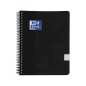 Folder in spiral binding A5+ square OXFORD Touch cardboard covers black 70 sheets