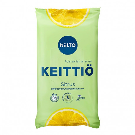 Cleaning cloths moistened KIILTO citrus 36 pcs/pk