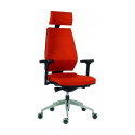 Computer chair/office chair SYN Motion ANTARES with headrest, red