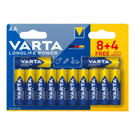 Batteries AA/LR6 VARTA LongLife Power 12 pcs