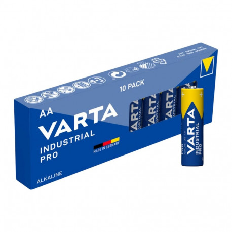 Batteries AA VARTA Industrial Pro 10 pcs