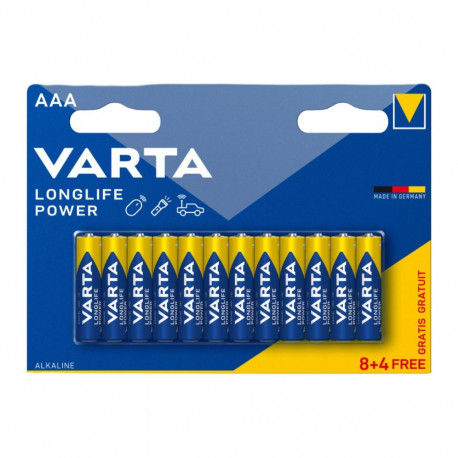 Batteries AAA VARTA LongLife Power 12 pcs
