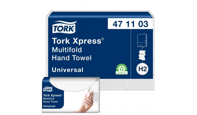 Lehträtik 2-kihiline TORK Xpress Multifold Universal H2, 23,4x21,3cm 190 lehte (471103)