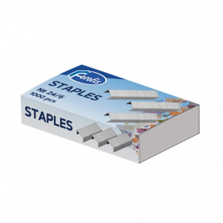 Clamp 24/6 FOROFIS zinc 1000 pcs