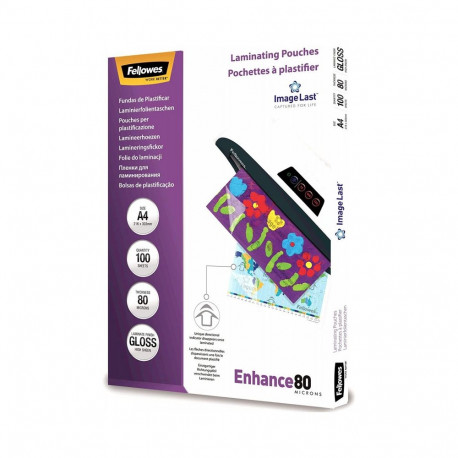 Laminating film A4, 80mic, 100 sheets FELLOWES