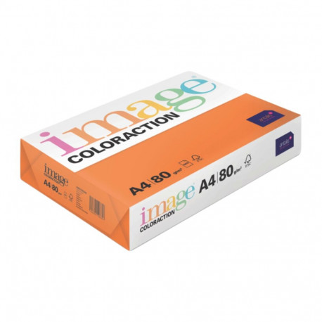 Color paper A4 80g IMAGE Coloraction no.48 deep orange (Amsterdam) 500 sheets