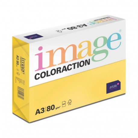 Colored paper A3 80g IMAGE Coloraction no.56 dark yellow (Sevilla) 500 sheets