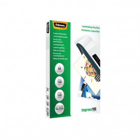 Lamineerimiskile A4 100mic 100l pakis FELLOWES