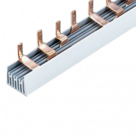 Switching busbar 4P, 56 modules, 63A 1.4x7mm, 1m