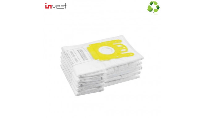 Invest Eco Synthetic Vacuum Cleaner bags KARCHER 2501 / 2601 plus / NT181 / WD2500M (4pcs.) 6.904-32