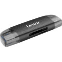 LEXAR CARDREADER DUAL SLOT USB-A/C (LRW310X) SUPPORTS MICROSD AND SD CARDS (USB 3.1)