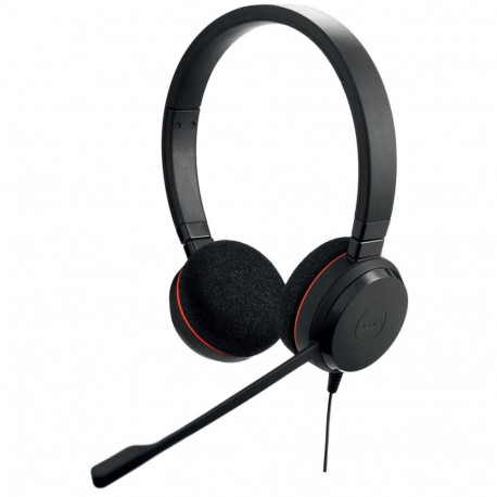 Jabra Evolve 20 UC stereo juhtmega peapael kontori/kõnekeskuse USB Type-A must kõrvaklapid