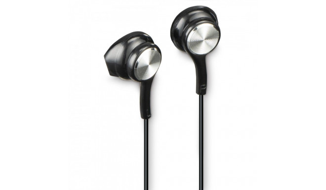 InEar stereo earphones earphones black