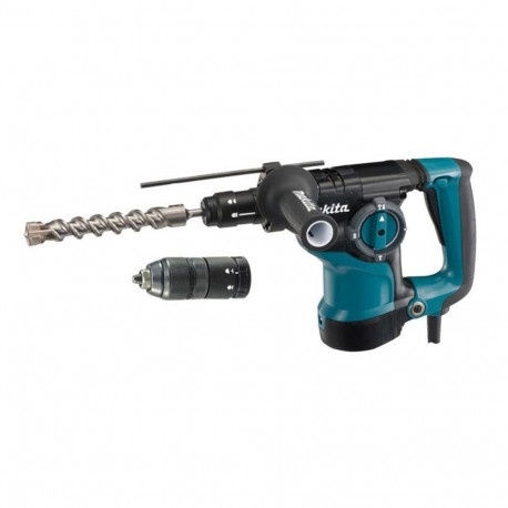 MAKITA 800W HAMMER DRILL HR2811FT AVT, 3.2J, ADDITIONAL HANDLE
